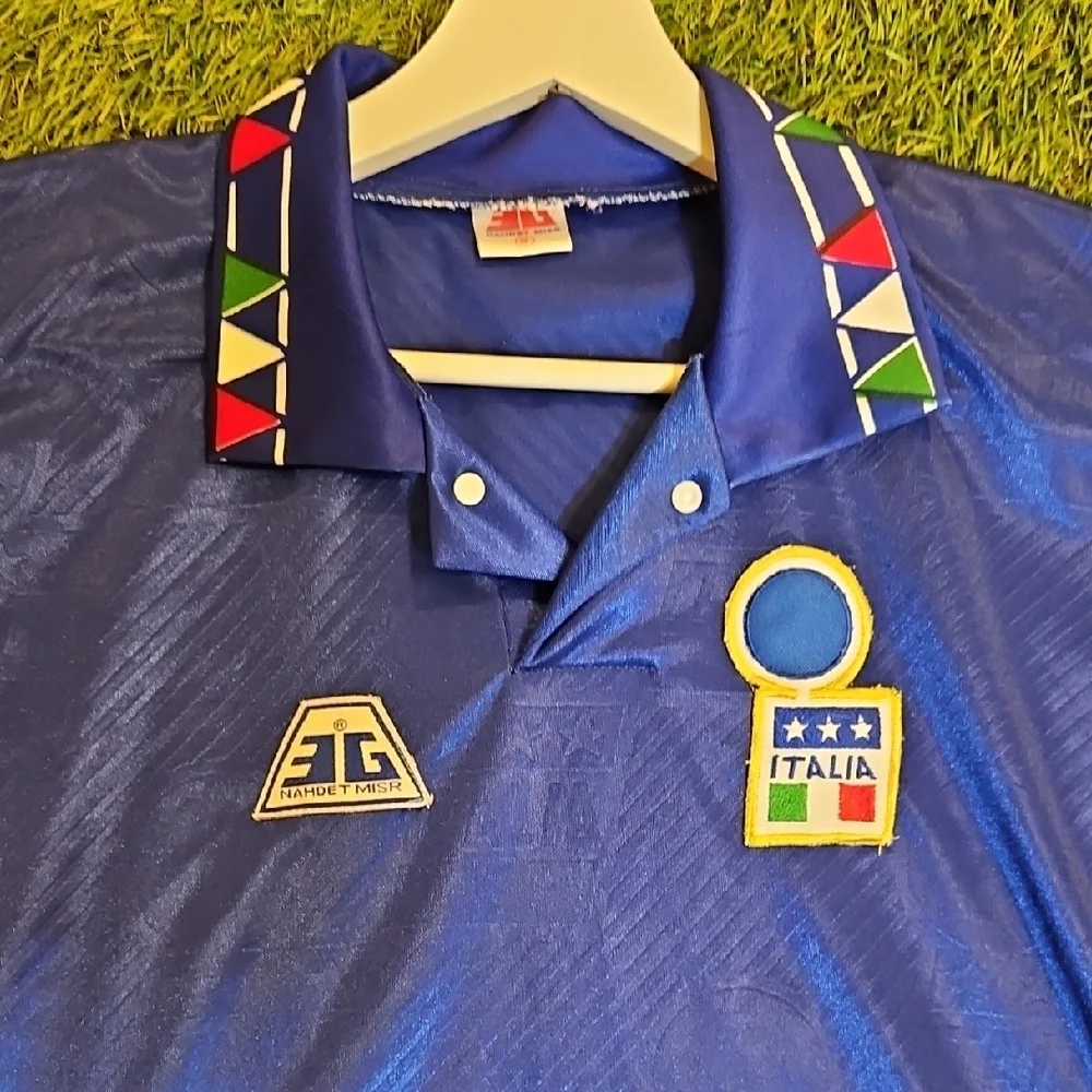 Mens Offical Italian Team Jersey Vintage 80s Or 90s - Picture 2 of 4